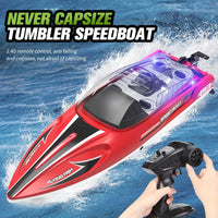 HKM-087315 High-Speed Remote Control Racing Boat for Indoor and Outdoor Fun, Model HJ813