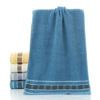 HKM-087315 Soft Absorbent Cotton Face Towel in Yellow, Blue, or Gray