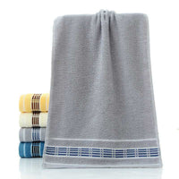HKM-087315 Soft Absorbent Cotton Face Towel in Yellow, Blue, or Gray