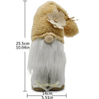 HKM-087507 Handmade Faceless Doll Ornament for Cozy Christmas Decor