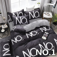 HKM-087891 Cotton Cartoon Quilt Cover Set for Dormitory - Single to King Sizes Available