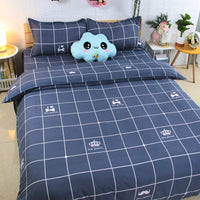 HKM-087891 Cotton Cartoon Quilt Cover Set for Dormitory - Single to King Sizes Available