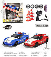 HKM-087891 Four Wheel Drive 2.4G Remote Control Drift Car - High Speed Racing Model for Kids