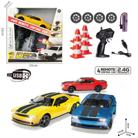 HKM-087891 Four Wheel Drive 2.4G Remote Control Drift Car - High Speed Racing Model for Kids