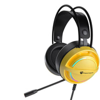 HKM-087955 Wired Head-Mounted Gaming Headset with Microphone and Noise-Cancelling Features