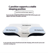 HKM-088019 Memory Foam Neck Pillow for Adults and Seniors - Slow Rebound Design, 62x33x10/6cm