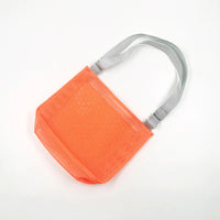 HKM-088147 Children's Rectangular Toy Storage Bag - Lightweight Mesh Beach & Travel Organizer 20x24x8cm