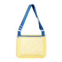 HKM-088147 Children's Rectangular Toy Storage Bag - Lightweight Mesh Beach & Travel Organizer 20x24x8cm