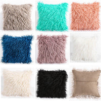 HKM-088275 Plush European Style Pillowcase for Home and Car, 45x45cm Acrylic Fabric
