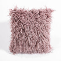 HKM-088275 Plush European Style Pillowcase for Home and Car, 45x45cm Acrylic Fabric