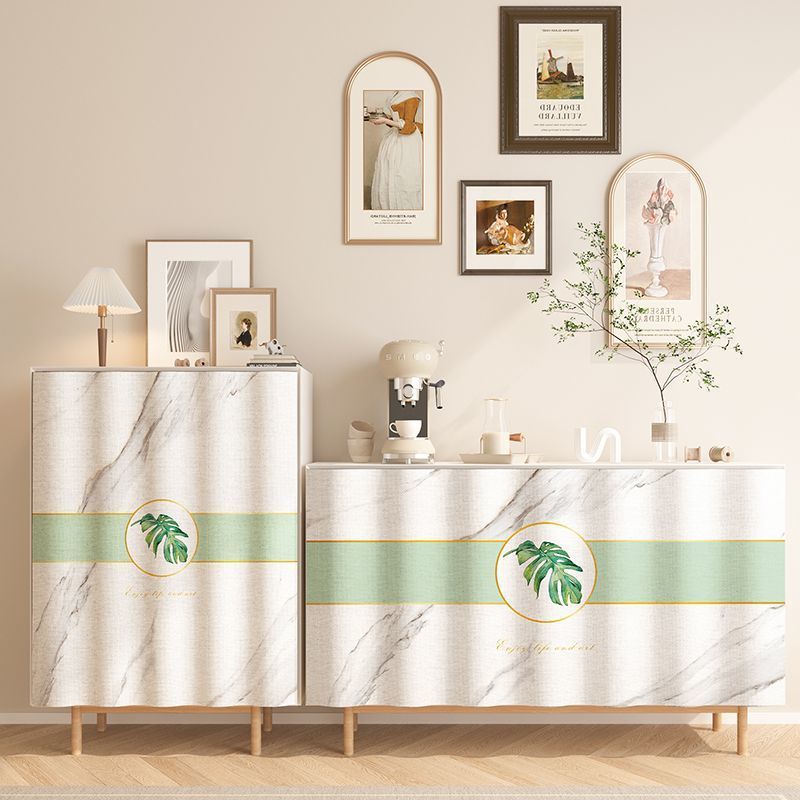 HKM-088595 Punch-Free Kitchen Door Curtain in Flannel – Cartoon Anime Designs, Multiple Sizes Available