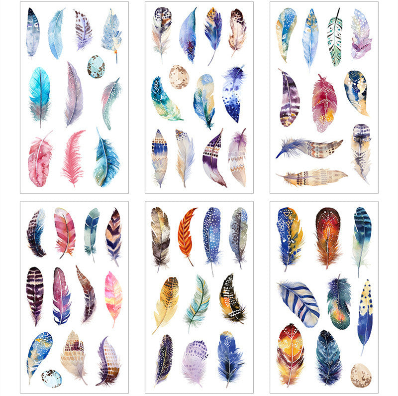 HKM-088723 Cultural and Creative Life Stickers for Diary Decoration - Variety of Designs Available