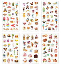 HKM-088723 Cultural and Creative Life Stickers for Diary Decoration - Variety of Designs Available