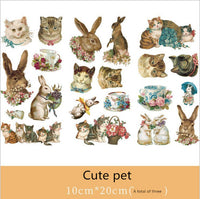 HKM-088723 Cultural and Creative Life Stickers for Diary Decoration - Variety of Designs Available