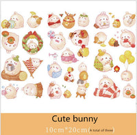 HKM-088723 Cultural and Creative Life Stickers for Diary Decoration - Variety of Designs Available