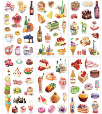 HKM-088723 Cultural and Creative Life Stickers for Diary Decoration - Variety of Designs Available