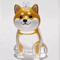 HKM-088723 Transparent Fur Storage Box for Puppies - Adorable Decorative Keepsake and Dust-Proof Hanging Ornament