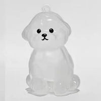 HKM-088723 Transparent Fur Storage Box for Puppies - Adorable Decorative Keepsake and Dust-Proof Hanging Ornament