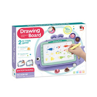 HKM-088851 Magnetic Drawing Board for Toddlers – Erasable Kids' Art Board, Plastic, 2-4 Years