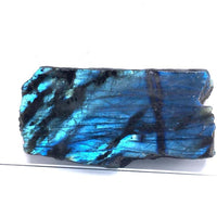 HKM-088979 Natural Labradorite Rough Stone with Polished Finish - Irregular Size Mineral Specimen
