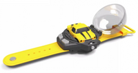 HKM-089043 Mini Remote Control Watch Car Toy with USB Rechargeable Feature and LED Lights, Perfect for Ages 5 and Up
