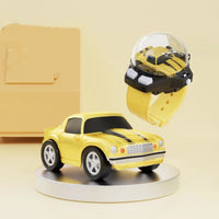 HKM-089043 Mini Remote Control Watch Car Toy with USB Rechargeable Feature and LED Lights, Perfect for Ages 5 and Up