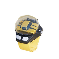 HKM-089043 Mini Remote Control Watch Car Toy with USB Rechargeable Feature and LED Lights, Perfect for Ages 5 and Up
