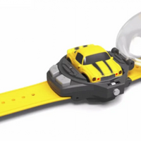 HKM-089043 Mini Remote Control Watch Car Toy with USB Rechargeable Feature and LED Lights, Perfect for Ages 5 and Up