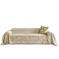 HKM-089043 Morocco Chenille Striped Universal Sofa Cover in Multiple Sizes for All Seasons