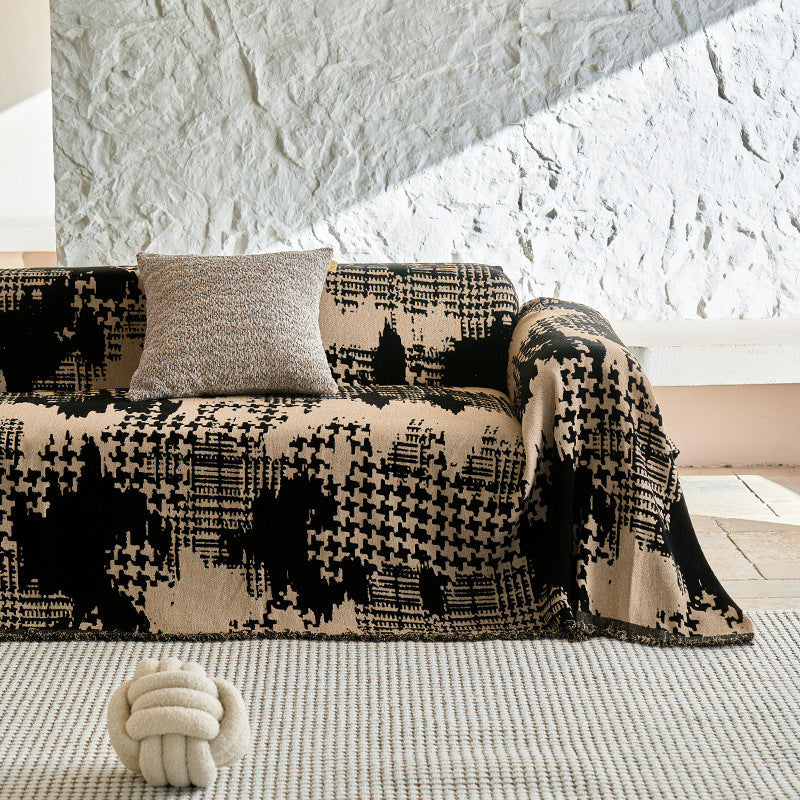 HKM-089043 Morocco Chenille Striped Universal Sofa Cover in Multiple Sizes for All Seasons