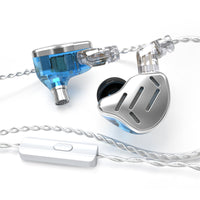 HKM-089107 In-Ear Headphones with 3.5mm L-bend Plug, 10-40000Hz Frequency Response, 24Ω Impedance, and 113dB Sensitivity