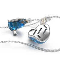 HKM-089107 In-Ear Headphones with 3.5mm L-bend Plug, 10-40000Hz Frequency Response, 24Ω Impedance, and 113dB Sensitivity