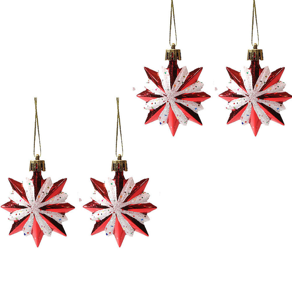 HKM-089171 Christmas Decorative Painted Special-Shaped Ball Pendant - Multiple Styles Available