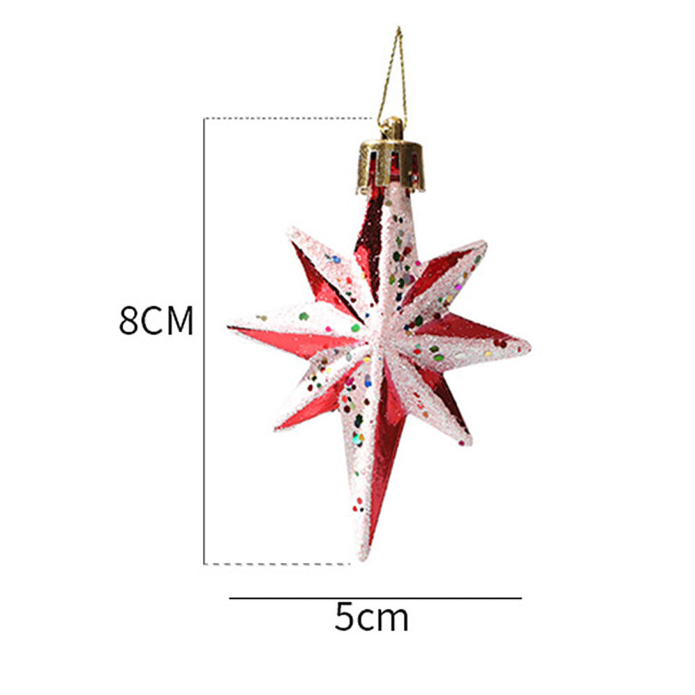 HKM-089171 Christmas Decorative Painted Special-Shaped Ball Pendant - Multiple Styles Available