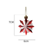 HKM-089171 Christmas Decorative Painted Special-Shaped Ball Pendant - Multiple Styles Available