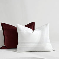 HKM-089171 Modern Red and White Simple Sofa Pillowcase, 50X50CM and 30X50CM Options