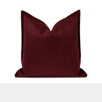 HKM-089171 Modern Red and White Simple Sofa Pillowcase, 50X50CM and 30X50CM Options