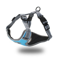 HKM-089235 Big Dog Reflective Vest Style Chest Strap for Medium to Large Dogs - Adjustable & Comfortable Fit