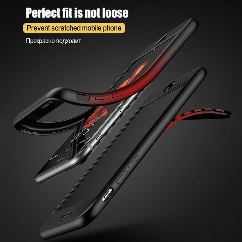 HKM-089299 All-Inclusive Anti-Drop TPU Mobile Phone Case for iPhone 5/5S/SE to iPhone XR and SE 2020