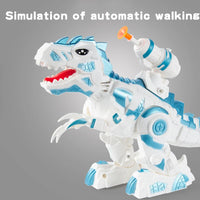 HKM-089299 Electronic Walking Dinosaur Toy with LED Lights and Sounds for Ages 2-13, Interactive Dinosaur Robot