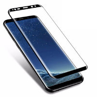 HKM-089427 Full Coverage Tempered Glass Screen Protector – Black, Anti-Fingerprint, Dust-Proof, Explosion-Proof