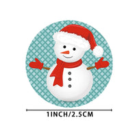 HKM-089491 Christmas Gift Wrap Stickers - Decorative Polyethylene Roll for Packaging and Home Decor