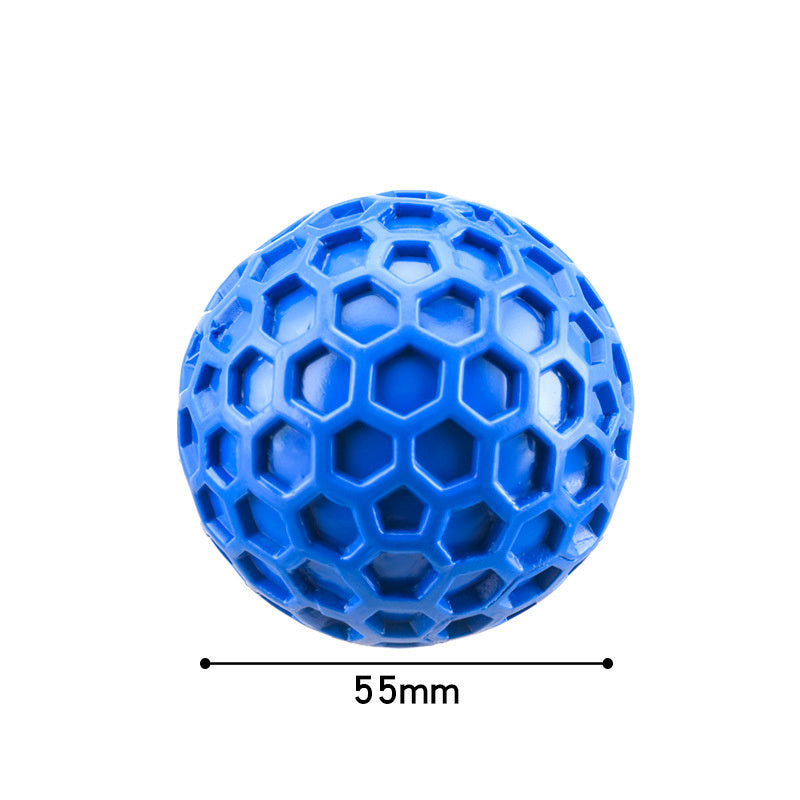 HKM-089491 Indestructible Squeaky Dog Ball for Aggressive Chewers - Interactive Heavy Duty Toy for Large Dogs