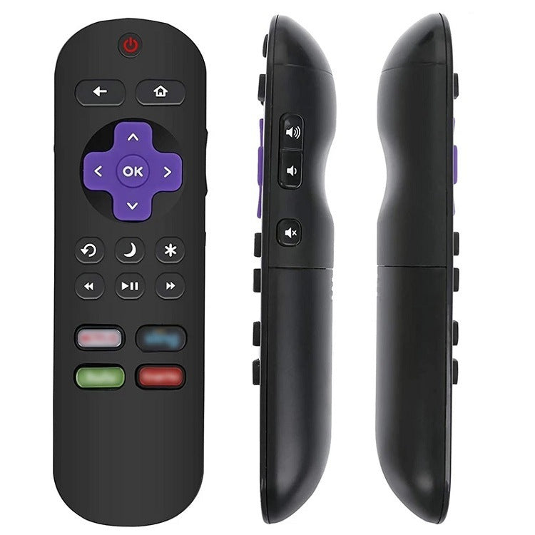 HKM-089555 Roku Remote Control for TV - 8m Transmission Distance, Black