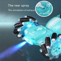 HKM-089619 RC Spraying Twisting Stunt Car Toy – Gesture Sensing Remote Control Vehicle for Ages 5 and Up