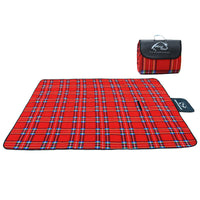 HKM-089747 Waterproof Picnic Blanket Mat for Outdoor Activities, Soft Polar Fleece and Aluminum Foil, Portable and Moistureproof, 2x1.5m Size
