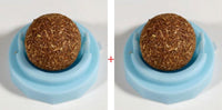 HKM-089811 3pcs Lot Self-adhesive Rotated Catnip Lick Ball