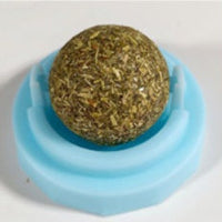 HKM-089811 3pcs Lot Self-adhesive Rotated Catnip Lick Ball