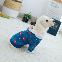 HKM-089811 Plush Teddy Bear Outfit for Pets - Cotton Fabric, Universal Size