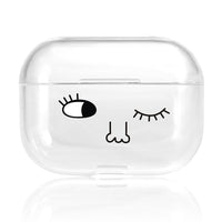 HKM-089939 Cartoon Protective Case for AirPods Pro - Colorful Design, PC Material